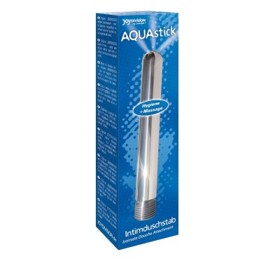 Anal/hig-Irygator-AQUASTICK INTIMATE DOUCHE ATTACHMENT SILVER